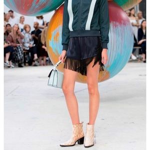 Ganni Donnelly Satin Shorts